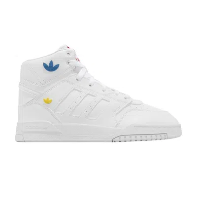 Pre-owned Adidas Originals Adidas Drop Step J 'white Yellow Bright Blue' | Kid's Size 6