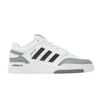 Pre-owned Adidas Originals Adidas Drop Step Low J 'white Black Grey' | Kid's Size 4.5