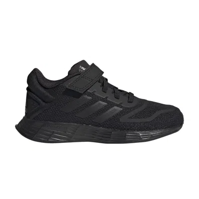 Pre-owned Adidas Originals Adidas Duramo 10 Elastic Lace J 'triple Black' | Kid's Size 13.5