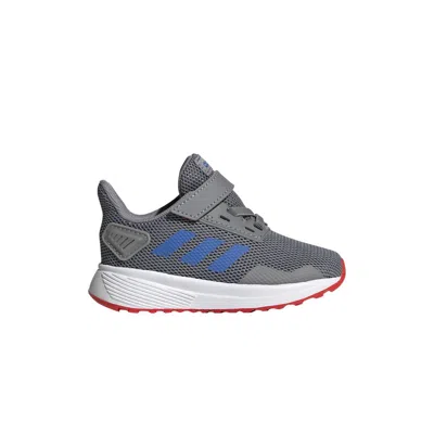 Pre-owned Adidas Originals Adidas Duramo 9 J 'grey Active Red' | Kid's Size 2 In Gray
