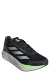 Adidas Originals Duramo Running Sneaker In Black/zero Met./aurora
