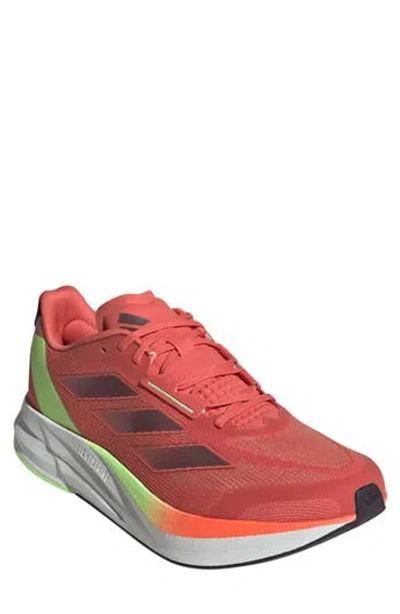 Adidas Originals Adidas Duramo Running Sneaker In Scarlet/aurora/solar