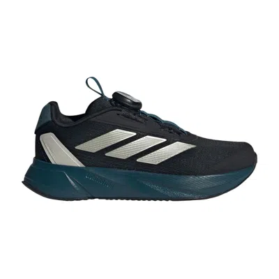 Pre-owned Adidas Originals Adidas Duramo Sl Boa K 'core Black Green Chalk White' | Kid's Size 11.5