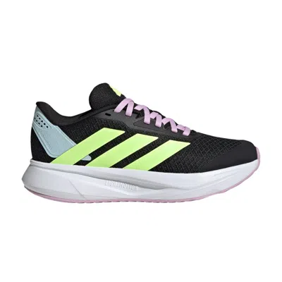 Pre-owned Adidas Originals Adidas Duramo Sl J 'black Hi-res Yellow Lilac' | Kid's Size 6.5
