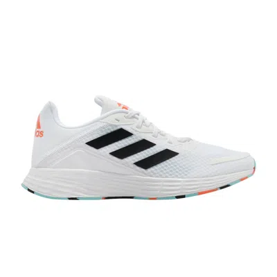 Pre-owned Adidas Originals Adidas Duramo Sl J 'white Pulse Aqua' | Kid's Size 5