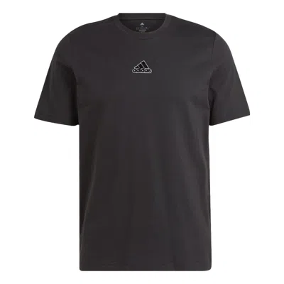 Adidas Originals Adidas Elevated Pile Embroidery Logo T-shirts 'black'