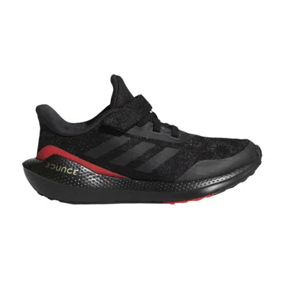 Pre-owned Adidas Originals Adidas Eq21 Run Velcro J 'black Vivid Red' | Kid's Size 13