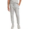 Adidas Originals Adidas Essential Feel Cozy Fleece Pants In Medium Grey Heather/black