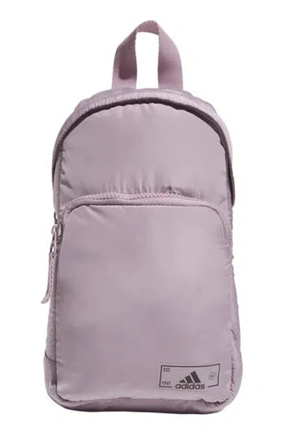 Adidas Originals Adidas Essentials 2 Sling Crossbody Bag In Preloved Fig Purple,black