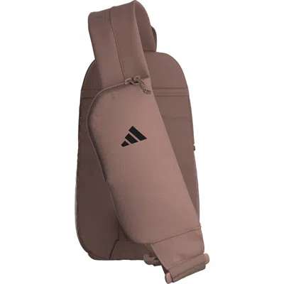 Adidas Originals Adidas Essentials 3 Sling Crossbody Bag In Warm Clay Pink