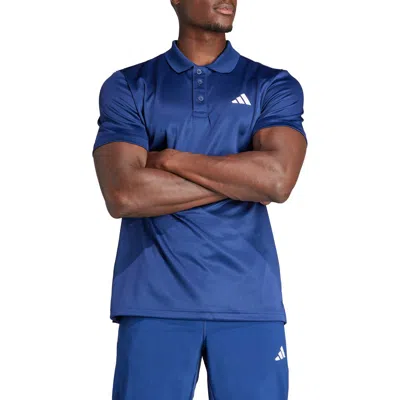 Adidas Originals Adidas Essentials Aeroready Training Polo Shirt In Blue