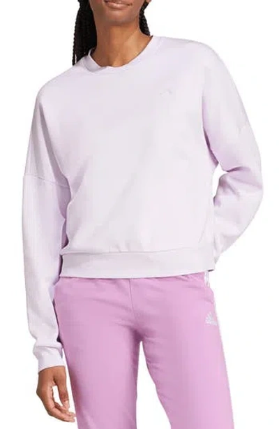 Adidas Originals Adidas Essentials Feel Cozy Sweatshirt In Ice Lavendar