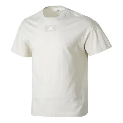 Adidas Originals Adidas Essentials Feelvivid T-shirt Asia Sizing 'aluminium' In White