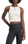 Adidas Originals Womens  Rib Tank Top In Wonder White