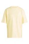 Adidas Originals Adidas Essentials Lifestyle Trefoil Logo Cotton T-shirt In Almost Yellow