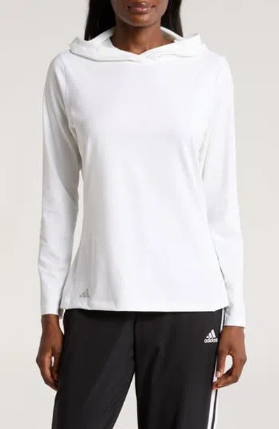 Adidas Originals Adidas Essentials Performance Golf Hoodie In White
