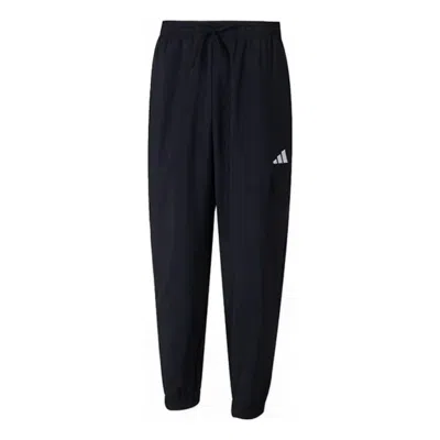 Adidas Originals Adidas Essentials Small Logo Cargo Pants 'black' In Blue