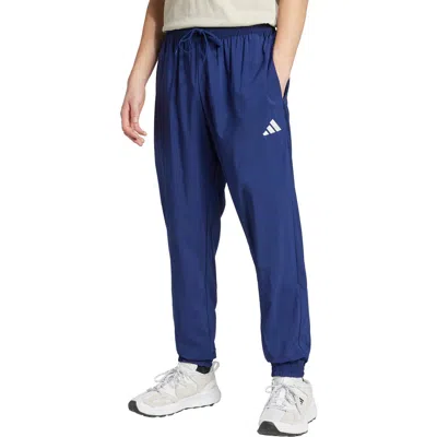 Adidas Originals Adidas Essentials Small Logo Standford Joggers In Blue