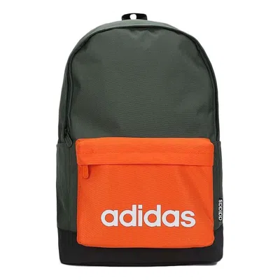 Adidas Originals Adidas Extra Large Classic Backpack 'green Orange' In Multi