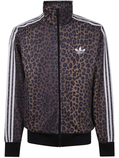 Adidas Originals Adidas "fb Tt" Jacket Clothing In Animal Print