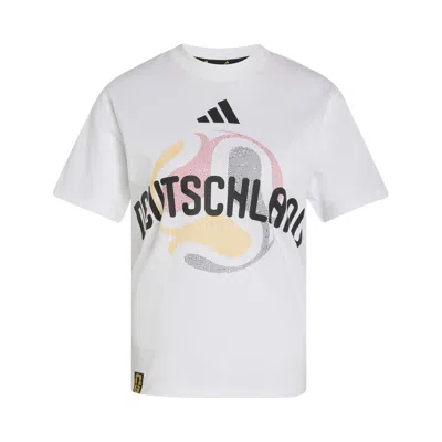 Pre-owned Adidas Originals Adidas Fifa World Cup 26 Germany T-shirt 'white' | Women's Size Xs