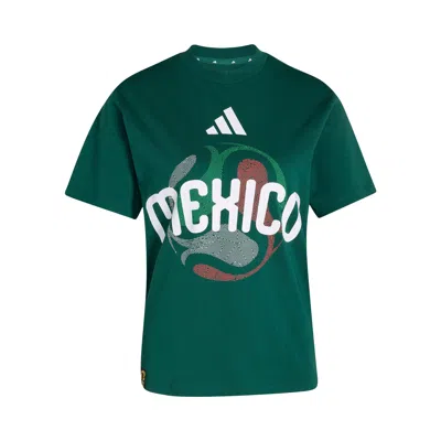 Pre-owned Adidas Originals Adidas Fifa World Cup 26 Mexico T-shirt 'team Dark Green' | Women's Size Xxs