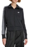 Adidas Originals Adidas Firebird Adicolor Knit Track Jacket In Black