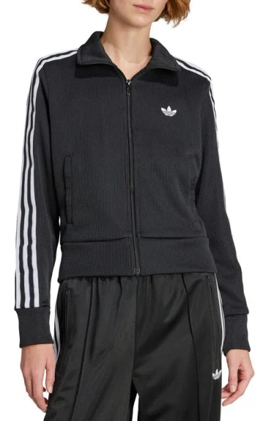 Adidas Originals Adidas Firebird Adicolor Knit Track Jacket In Black