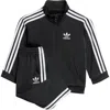 Adidas Originals Adidas Firebird Recycled Polyester Track Jacket & Pants Set In Black