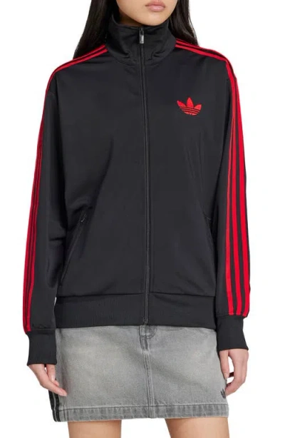 Adidas Originals Adidas Firebird Recycled Polyester Track Jacket In Black