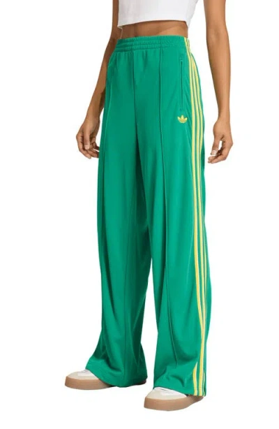 Adidas Originals Adidas Firebird Recycled Polyester Track Pants In Green