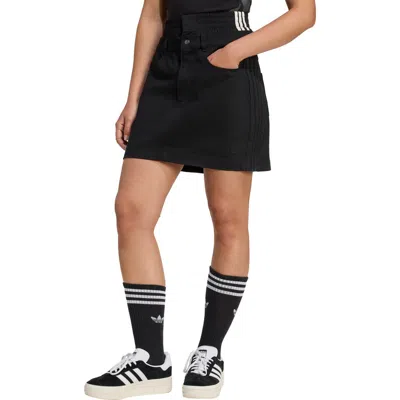 Adidas Originals Adidas Firebird Utility Miniskirt In Black
