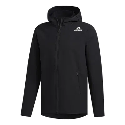 Adidas Originals Adidas Fl Dwr Cw Hdy Casual Hooded Track Jacket Black
