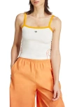 Adidas Originals Adidas Flame Trefoil Camisole In Neutral