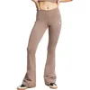Adidas Originals Womens Adidas Flared Leggings In Trace Brown