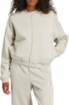 Adidas Originals Adidas Fleece Bomber Jacket In Wonder Alumina