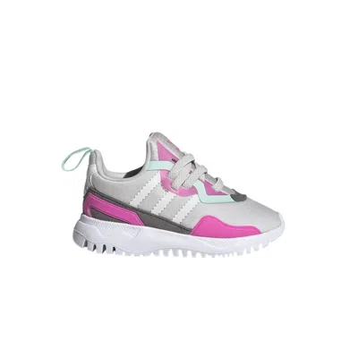 Pre-owned Adidas Originals Adidas Flex Infant 'grey Screaming Pink' | Infant Size 9 In Gray