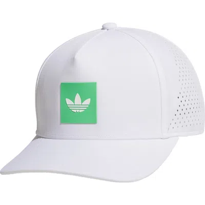 Adidas Originals Adidas Floatie Trefoil Baseball Cap In White