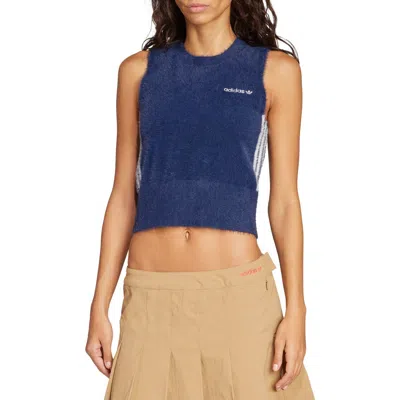 Adidas Originals Adidas Fluffy Vest In Blue