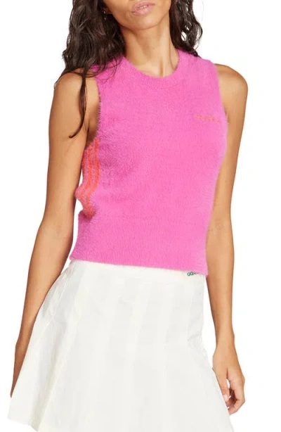 Adidas Originals Adidas Fluffy Vest In Pink