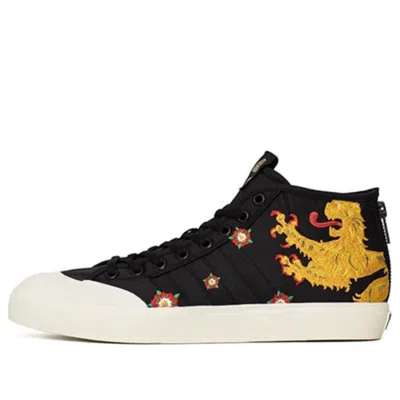Adidas Originals Adidas Footpatrol X Juice X Matchcourt Mid 'dragon' In Black