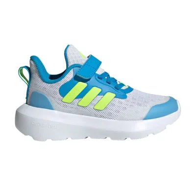 Pre-owned Adidas Originals Adidas Fortarun 2.0 C 'solar Blue Lucid Lemon' | Kid's Size 12