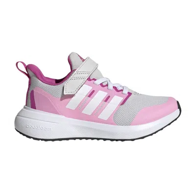 Pre-owned Adidas Originals Adidas Fortarun 2.0 El Little Kid 'grey Beam Pink' | Kid's Size 6.5 In Gray