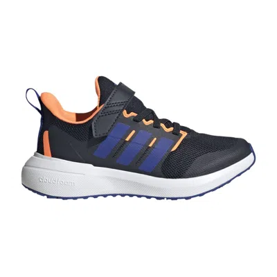 Pre-owned Adidas Originals Adidas Fortarun 2.0 El Little Kid 'legend Ink Screaming Orange' | Blue | Kid's Size 12