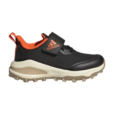 Pre-owned Adidas Originals Adidas Fortarun Atr Low El K 'black Impact Orange' | Kid's Size 10.5