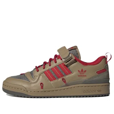 Adidas Originals Forum 84 Camp Low Sneakers In Brown/red/grey
