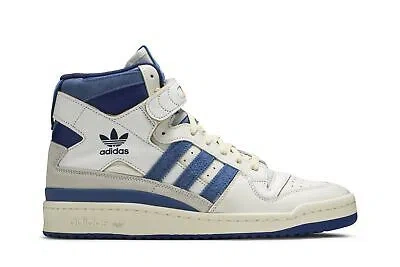 Pre-owned Adidas Originals Adidas Forum 84 Hi Og 'bright Blue' Fy7793 In White