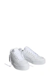 Adidas Originals Adidas Forum Bold 3-stripes Basketball Sneaker In White/ White/ Black