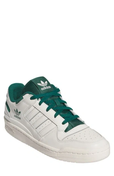 Adidas Originals Adidas Forum Low Basketball Sneaker In Cloud White/ Cloud Green