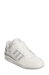 Adidas Originals Forum Low Sneaker In Cloud White/grey/cloud White